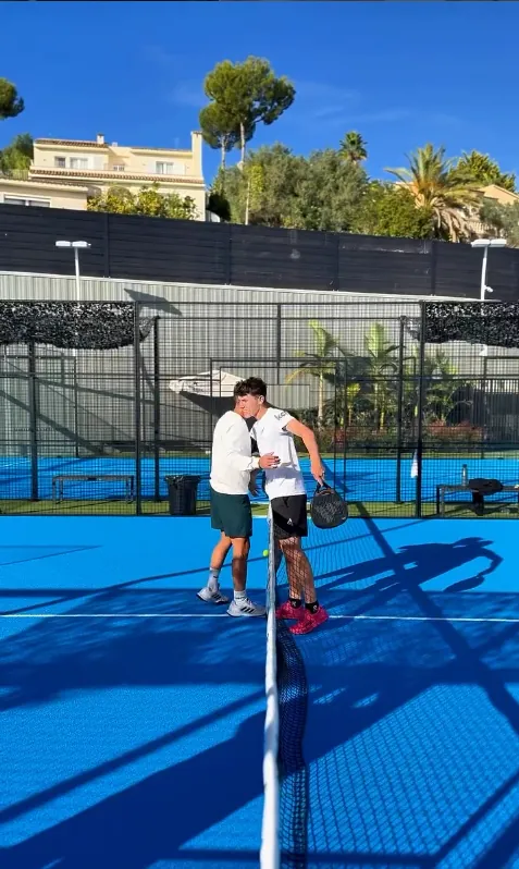Padel training session on Mallorca